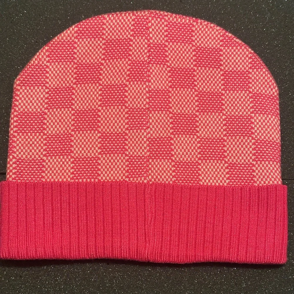 Louis Vuitton Vibrant Pink Knit Beanie